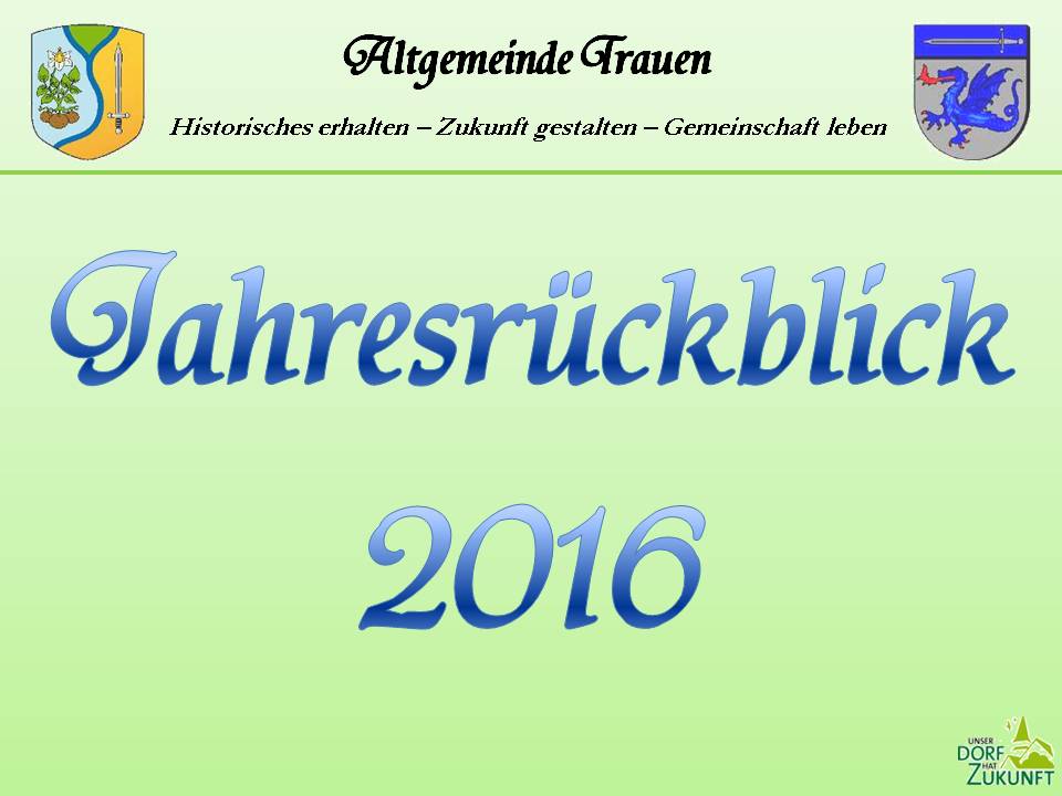 Fotoalbum Jahresrückblick 2016