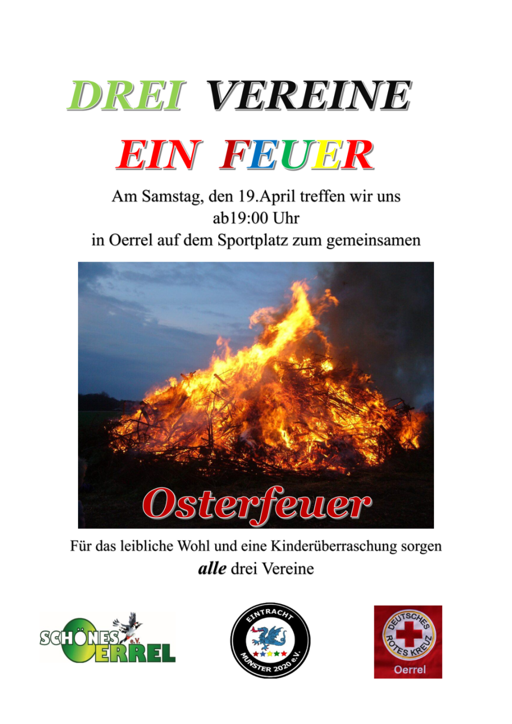 2025 04 19 Plakat Osterfeuer Oerrel 2025