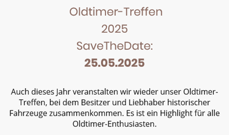 Oldtimer Treff 2025