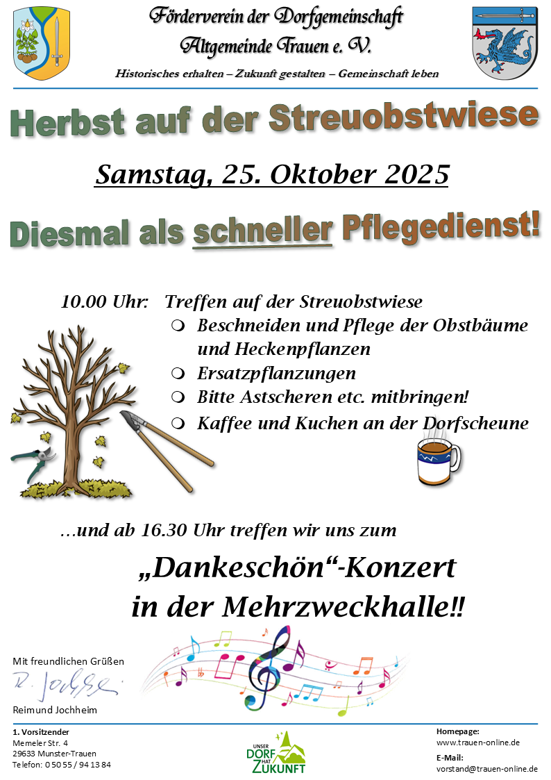 2025 10 25 Streuobstwiesenfest FINAL Kalender Aushang Newsletter