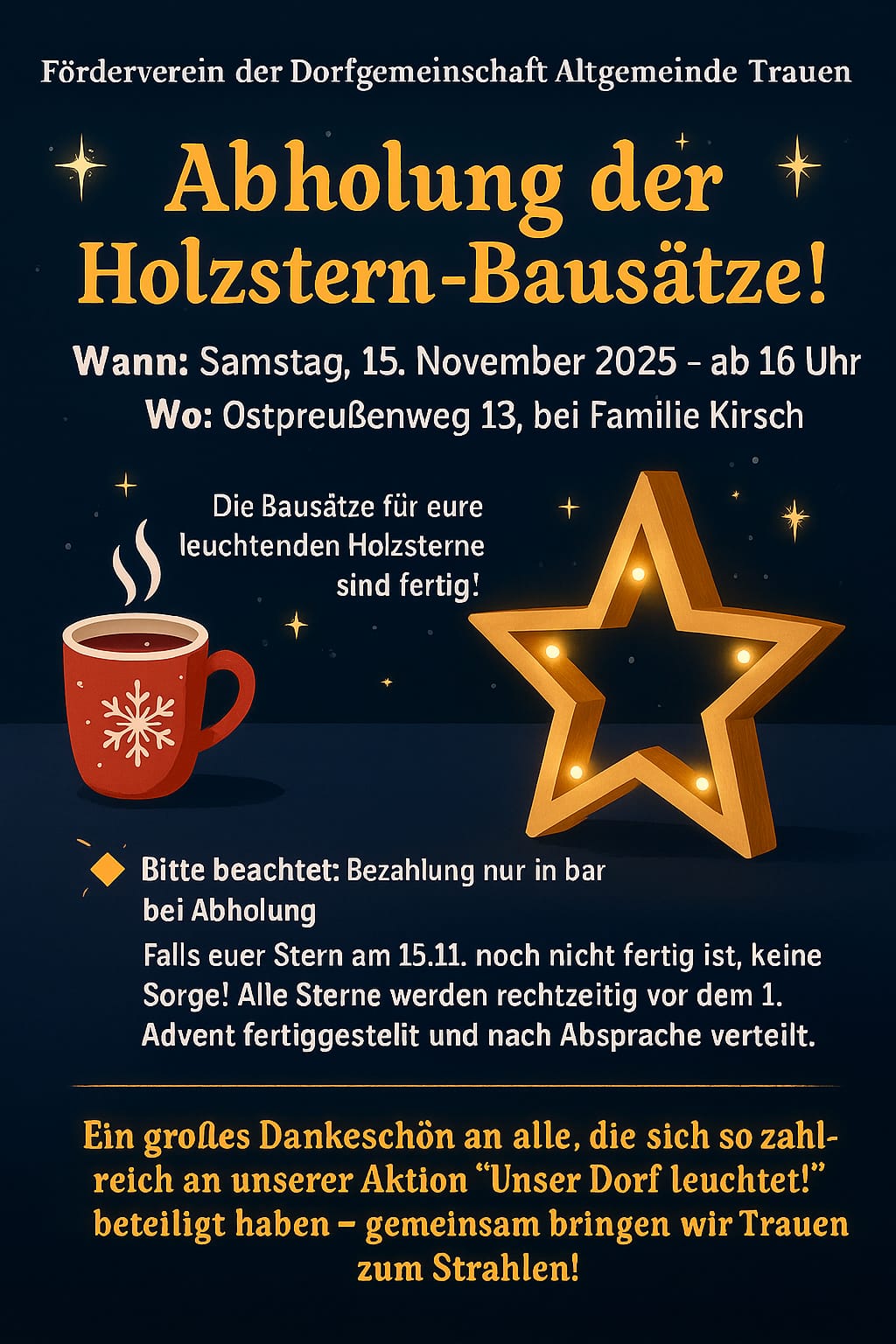 2025 11 15 Flyer Abholung Sterne