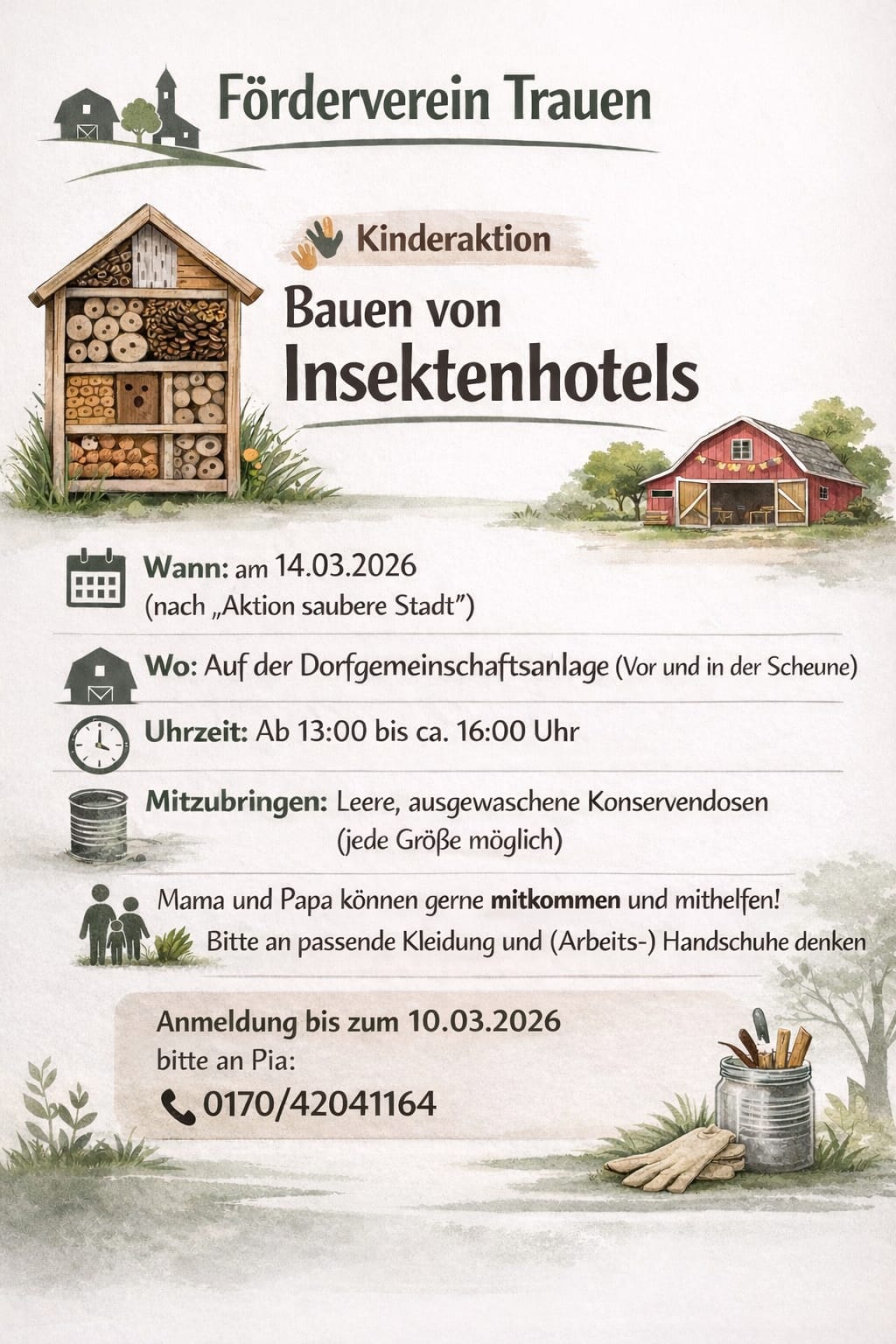 2026 03 14 Wir bauen Insektenhotels