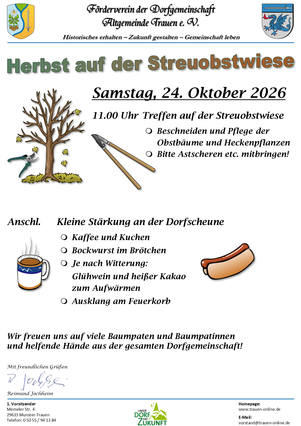 2026 10 24 Herbst auf der Streuobstwiese FINAL Aushang